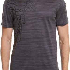 Versace Collection Tonal Stripe Medusa